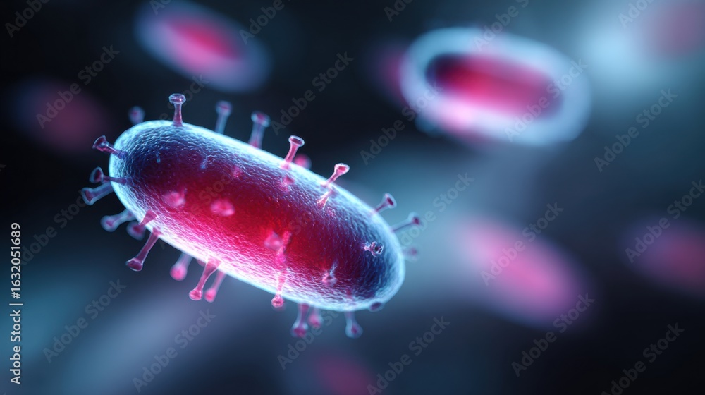 Poster a virus is shown in a close up of a computer screen