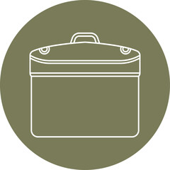 Suitcase icons set. Suitcases, bags, purses, cases, briefcases, hand luggage, wallets icon design collection. PNG and vector illustrations