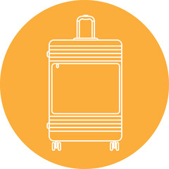 Suitcase icons set. Suitcases, bags, purses, cases, briefcases, hand luggage, wallets icon design collection. PNG and vector illustrations