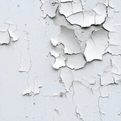 Obraz premium Cracked white paint texture