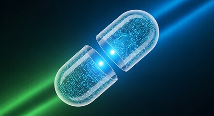 Futuristic Medicine: Digital Pill, Nanotechnology, Circuitry, Healthcare, Technology
