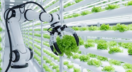 Robotic Automation In Modern Vertical Farming Of Leafy Greens