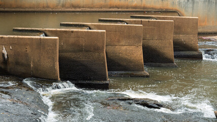 Reedy River Spillway in Greenville, SC