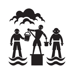 Offshore Energy Samurai Crew Silhouette