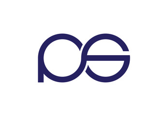 Fototapeta premium Abstract monogram letters os logo symbol design