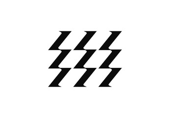 Zigzag lines pattern, abstract shapes, modern design element