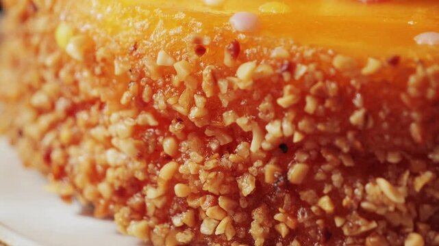 La mona de pascua is a traditional Spanish dessert, eaten primarily during Holy Week and especially on Easter Monday. It consists of a sweet, traditionally a roscon or sponge cake, decorated with