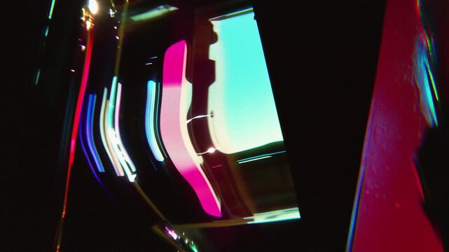 abstract colorful strobe effect with flash lights and dynamic motion blur, cinematic lights for motion overlay effect and transitions	