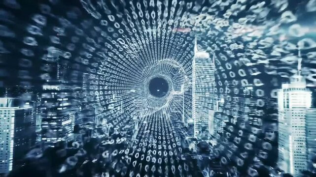 binary code background