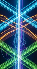 Fototapeta premium abstract colorful lines background