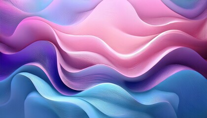abstract wavy background pastel pink purple and blue gradient design