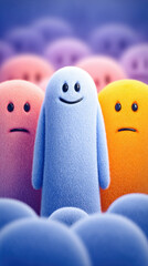 Terrible cartoon, A peculiar cartoon featuring mismatched eyes evokes an unintentionally creepy vibe.
