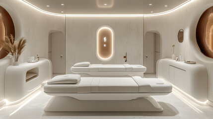 Modern Medical Beauty Spa and Massage Salon Interior Design