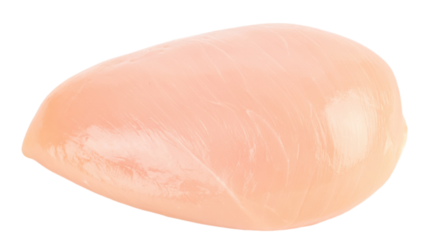raw Chicken isolated on white background, full depth of field