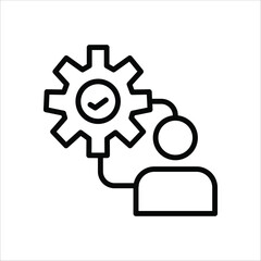 capability icons. simple line vector illustration