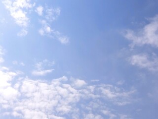 blue sky with clouds