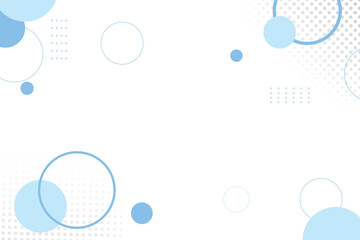 blue geometric background with circles