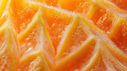 Close-up of fresh papaya slices, high-resolution photography, high detail, stock photo. --