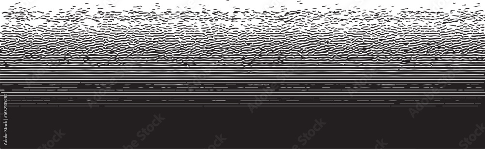Poster abstract static noise pattern isolated on transparent background