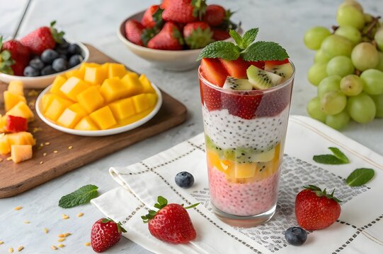 Rabri faloda mix dessert 