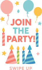 Elegant Birthday Invitation
