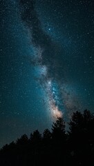 Fototapeta premium starry night sky with stars