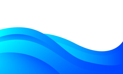 Abstract blue wave background. Eps10 vector