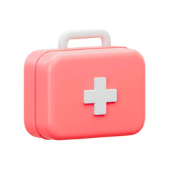 Obraz premium 3d first aid kit - first aid kit plastic icon 