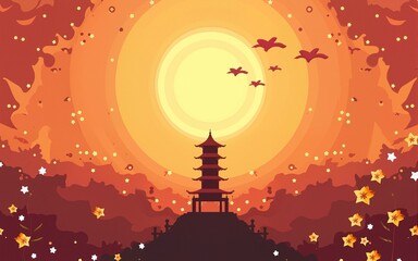 vector illustration for Vietnam  independence day - 2 September. High quality