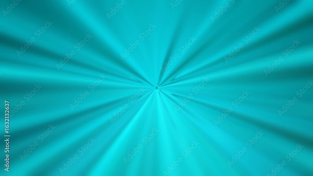 Poster abstract blue background with rays animation