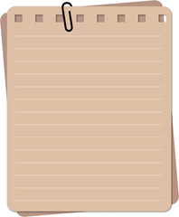 Cute notepad  for decorating  your artwork  or printing 