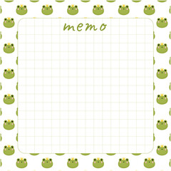 Cute notepad  for decorating  your artwork  or printing 