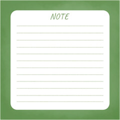 Cute notepad  for decorating  your artwork  or printing 