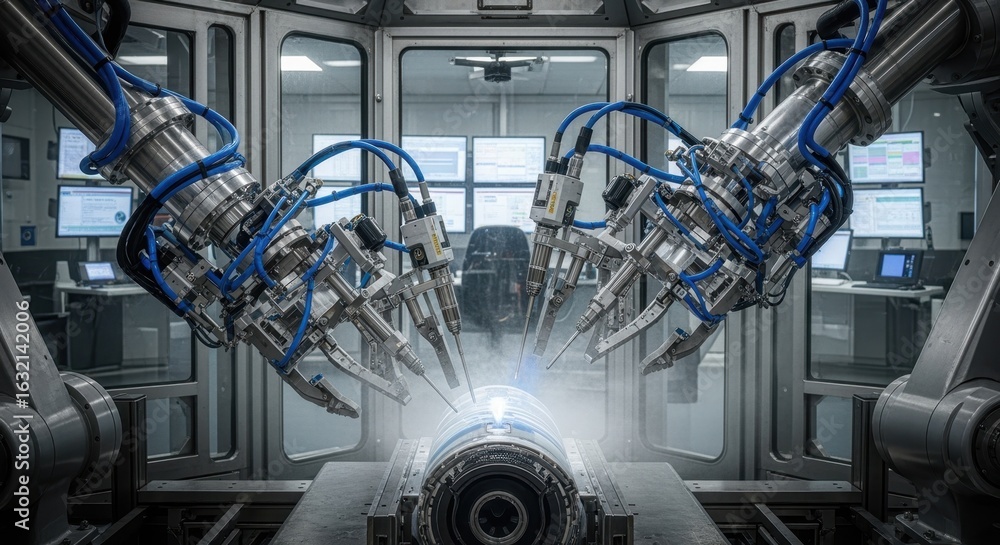 Poster advanced robotics inside a hotcell performing precise cutting and dissolution of irradiated nuclear 