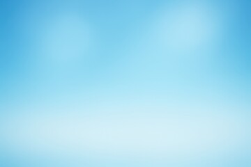 Smooth azure blue gradient background with soft light diffusion creating calming minimalist atmosphere