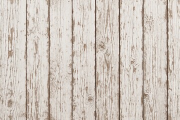 Obraz premium Weathered white wood plank texture with authentic paint distressing and natural grain patterns for vintage design projects