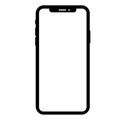 Mobile with empty screen. Vector mobile transparent display, vector mobile mockup. Mobile blank mobile desktop png display, vector