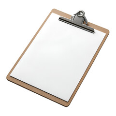 Clipboard isolated on white background perfect for office visuals branding stationery and productivity designs
