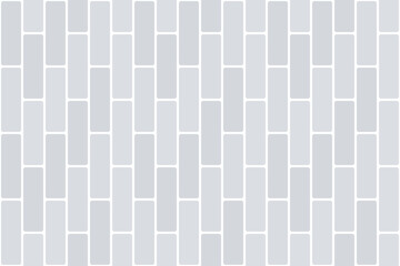 Stepladder vertical tile seamless pattern. Grey bricks desing. Vector.