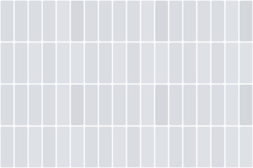 Stacked vertical tile seamless pattern. Grey bricks desing. Vector.
