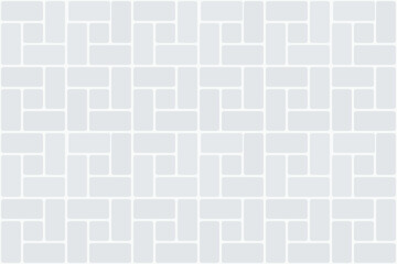 Windmill tile seamless pattern. Square and rectangular shapes. Grey design. Vector.
