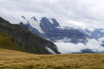 View of Mannlichen Mount in Switzerland.
