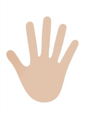Simple hand illustration