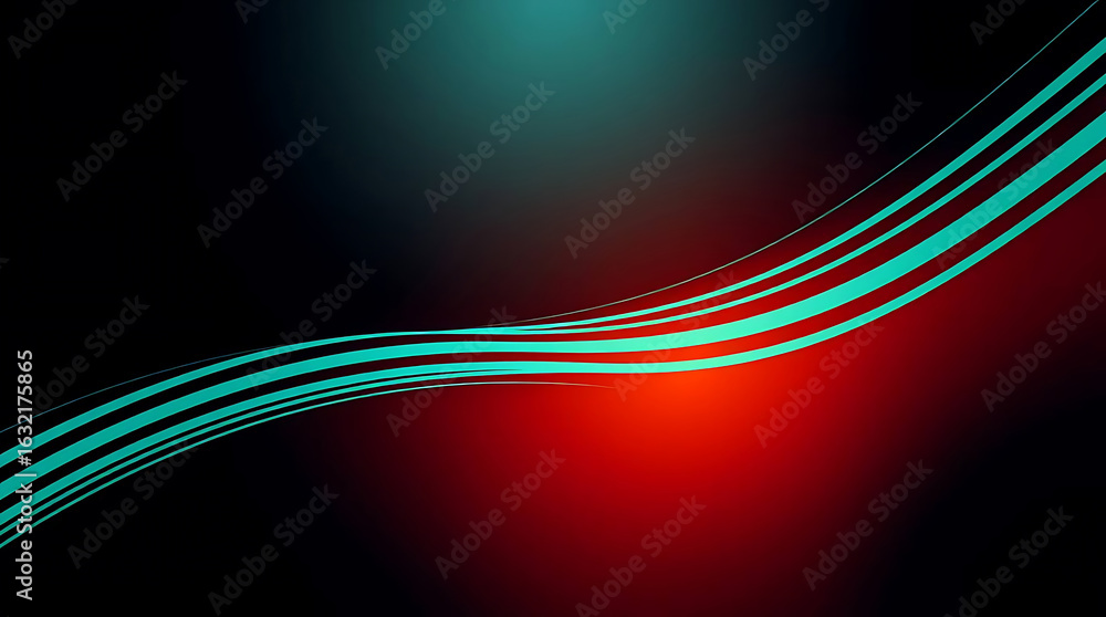 Poster abstract background with smooth lines and vibrant colors creating a modern and dynamic design for gr