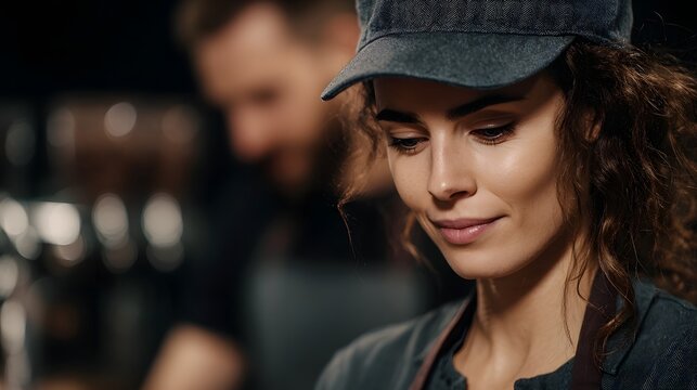 Barista training class in a coffee academy