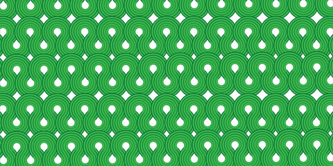 vector abstract fish scale pattern background fabric in green Japanese © Muhollis