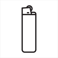 Lighter icon outline vector