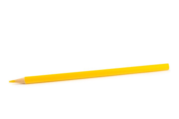 Colored pencils isolated on white background. Equipment for coloring. Stationery for...