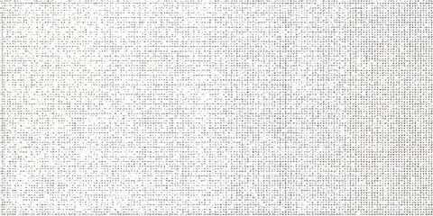 Seamless texture of white and gray cotton canvas fabric with a rough linen pattern