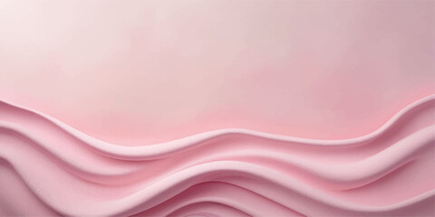 An elegant pink satin and silk texture with soft flowing curves and light waves creating a luxurious fabric backdrop